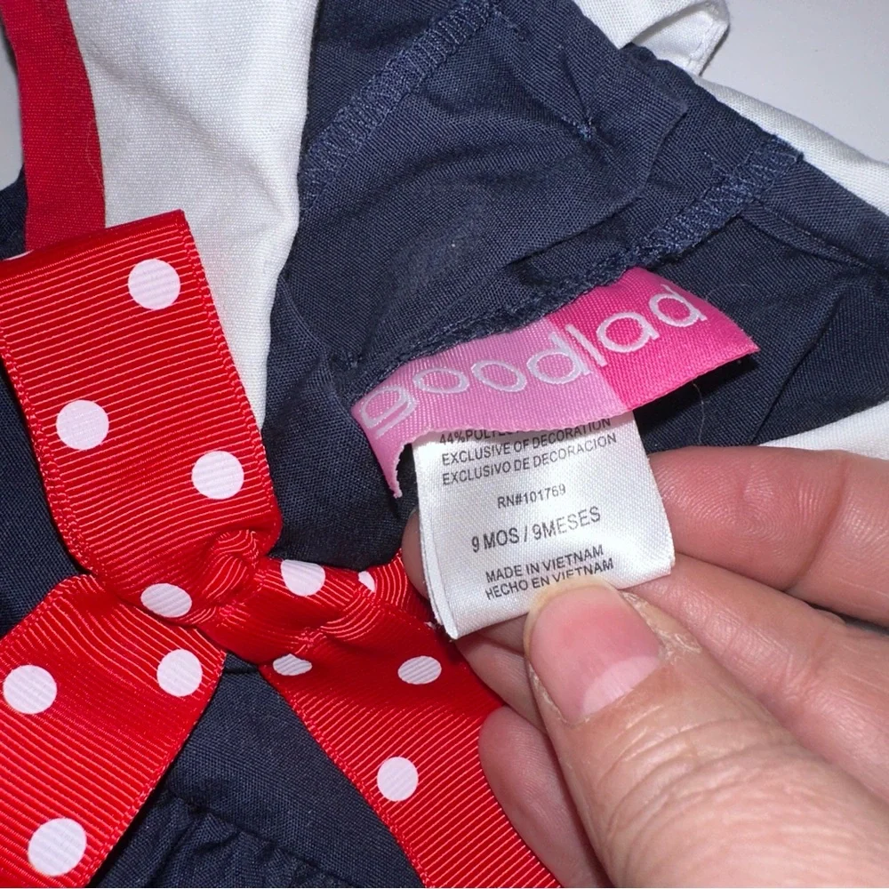 Good Lad Nautical Romper One Piece Anchors Cruise Sailor Summer Size 9 Months